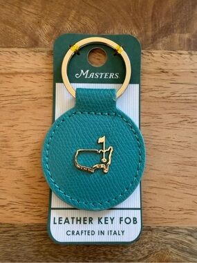 Masters italian Leather Key Fob with Gold Accent. Purchased at Augusta National